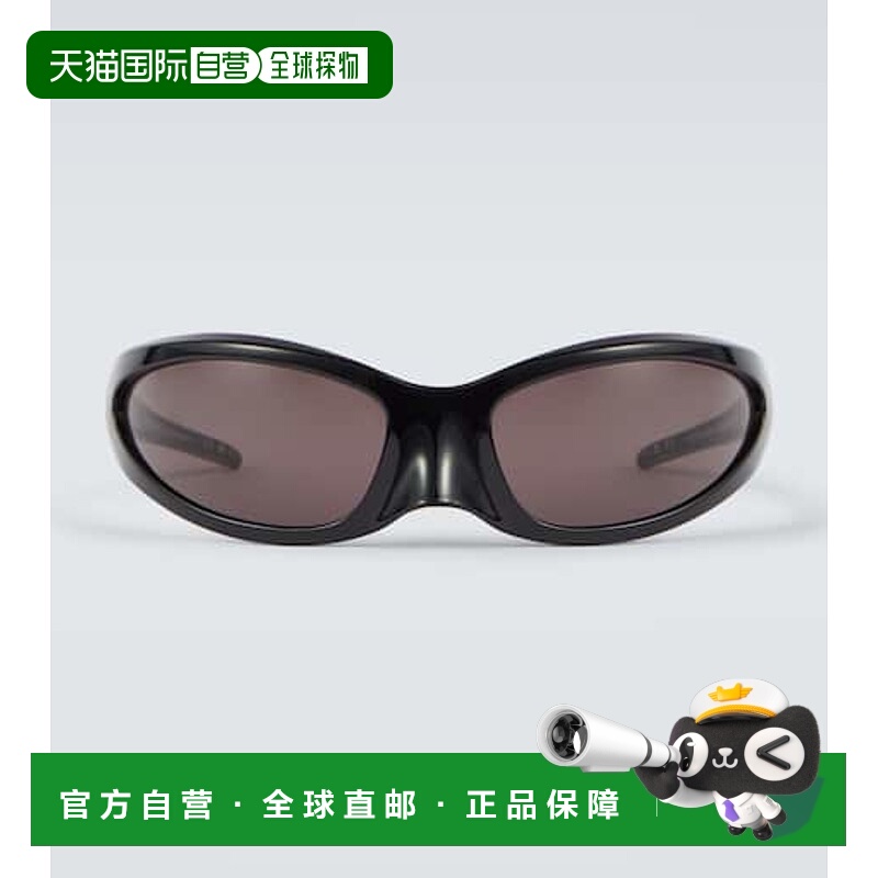 1h可退 香港直邮Balenciaga 巴黎世家 男士 椭圆形太阳眼镜
