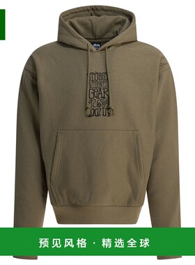 1h可退 香港直邮STUSSY 男士针织衫 19251240483ARMYGREEN AW2025