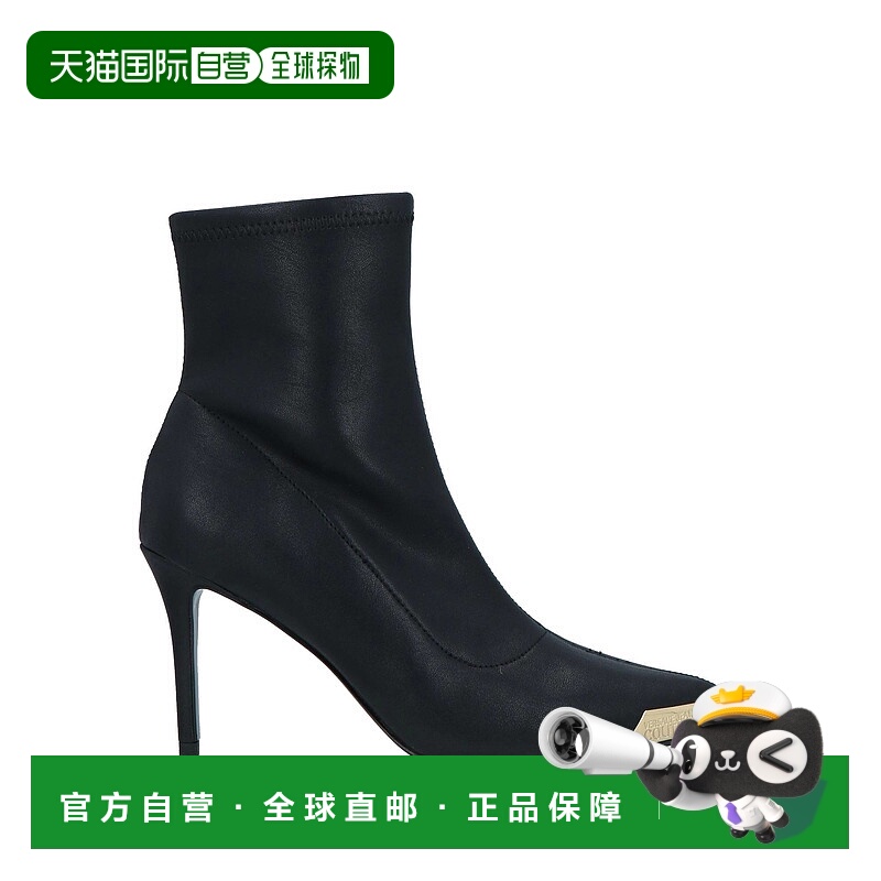1h可退 香港直邮Versace Jeans 范思哲 女士 脚踝靴 black黑色 舒