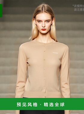 欧洲直邮MIU MIU 女士针织毛衣MMF878SOOO13KWF0627羊绒长袖开衫