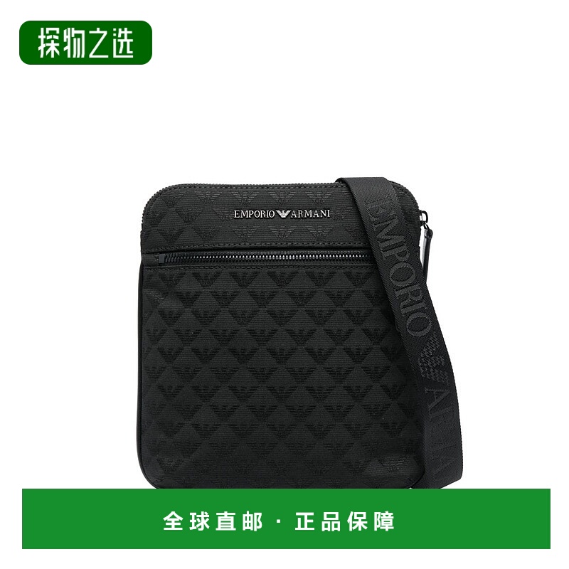 香港直邮Emporio Armani 安普里奥·阿玛尼 男士 徽标单肩包 Y4M1