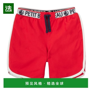 男孩 小帆船 BARCEL 沙滩裤 红色 欧洲直邮Petit 泳裤 Bateau