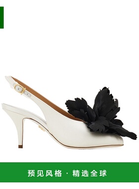 香港直邮Salvatore Ferragamo 花朵缀饰露跟鞋 01K725菲拉格慕