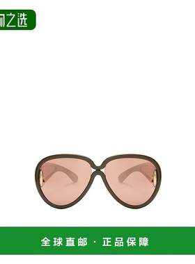 香港直邮Loewe Pilot Mask椭圆形太阳镜 GSUNMASX01