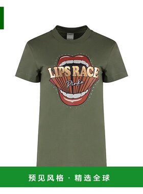 1h可退 香港直邮Pinko 品高 女士 短袖T恤 105050A2D8 green绿色