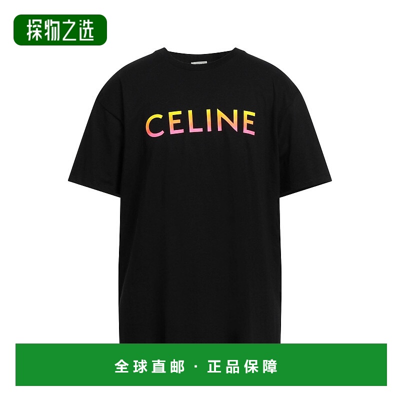 香港直邮Celine 思琳 男士 T恤 black黑色 舒适时尚