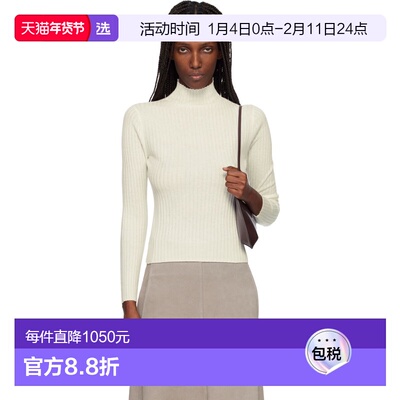 1h可退 香港直邮Arch4 女士 灰白色 Ariana 高领毛衣 KNJP2350