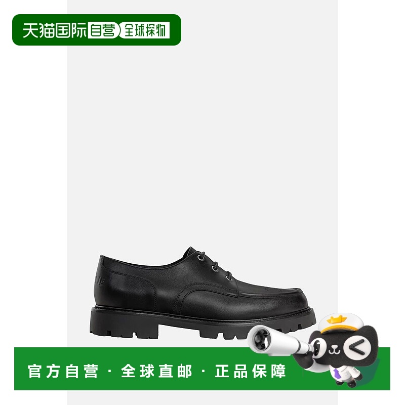 1h可退 香港直邮Celine 思琳 男士 Logo-Perforated 皮质德比鞋 3