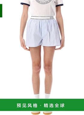 1h可退 香港直邮SPORTY & RICH 女士 Serif 徽标平角内裤 SH01561