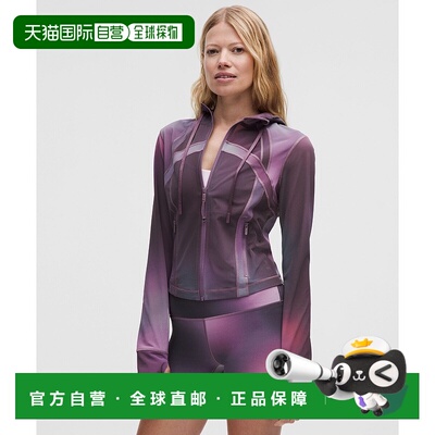 自营1h可退 欧洲直邮LULULEMON露露乐檬 短款Define连帽夹克 针织