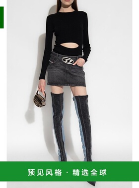 欧洲直邮DIESEL 女士针织长袖毛衣针织衫MPERISA111770BMAI9XX