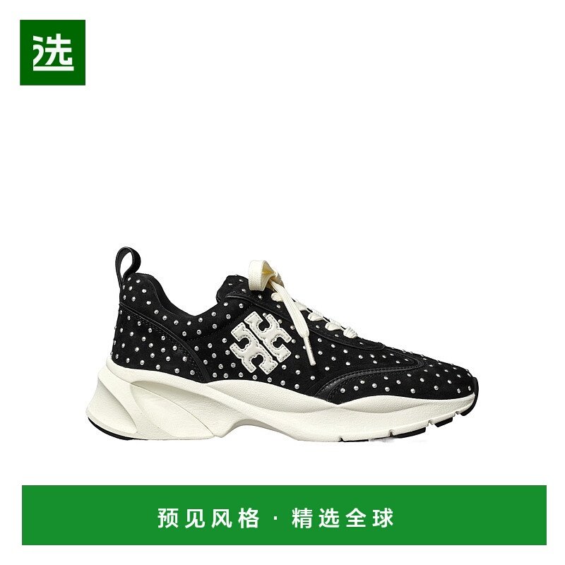 香港直邮Tory Burch 系带运动鞋汤丽柏琦 161961厚底