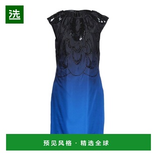 1h可退 香港直邮Alberta Ferretti 女士 短款连衣裙 blue蓝色 舒