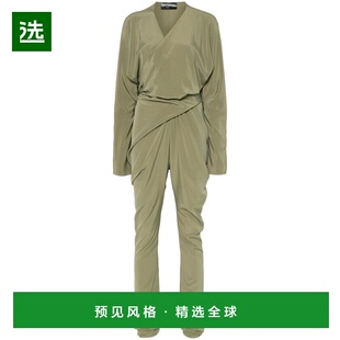 1h可退 香港直邮CORTANA 女士 绿色连衣裙 A4337OLIVEGREEN