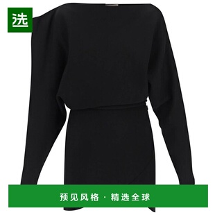 香港直邮KHAITE 53294059 女士 连衣裙 black黑色 JUNIPER 1h可退