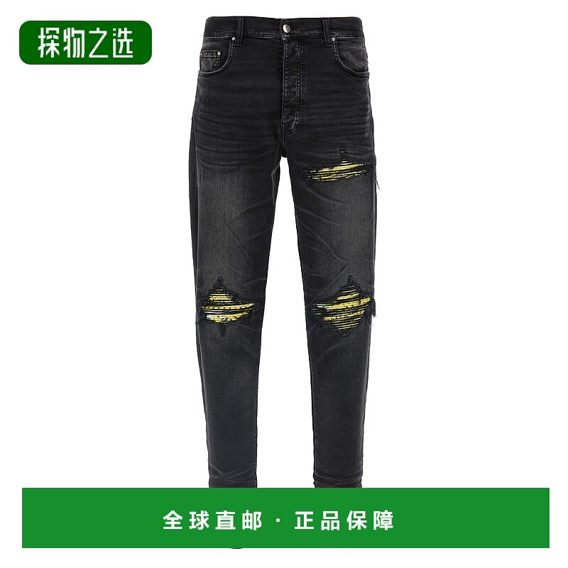 香港直邮AMIRI 男士 'MX1 International' 牛仔裤 AMDNSY1154FADE