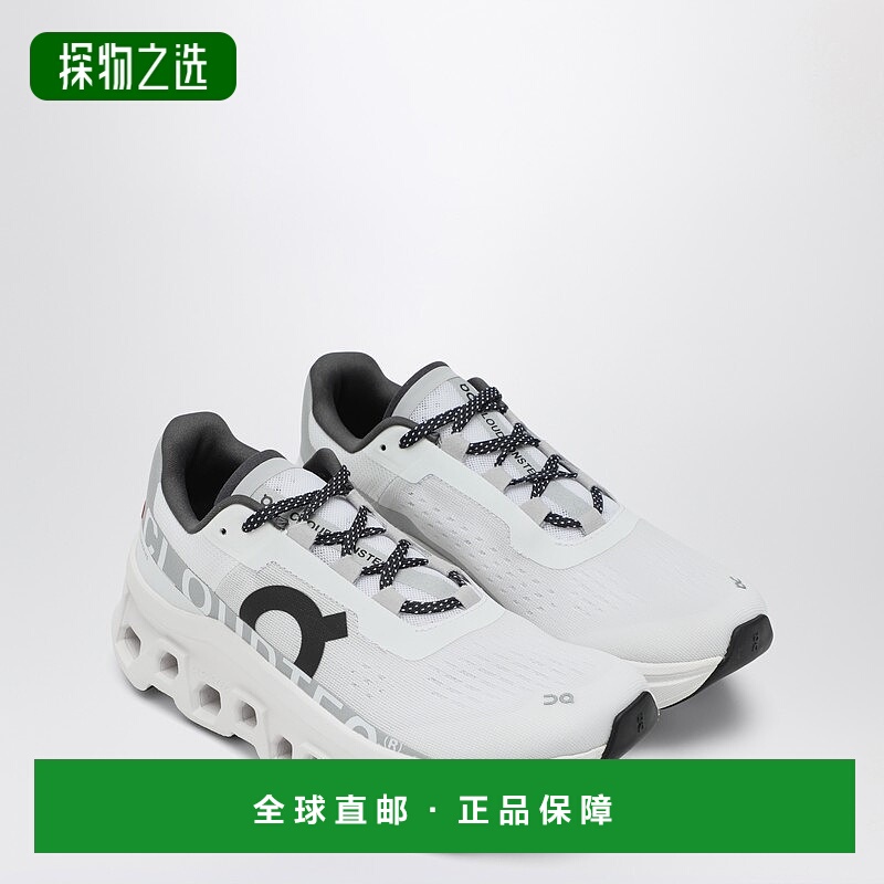 香港直邮On 男士 Cloudmonster 白色运动鞋 6198434PLWHT