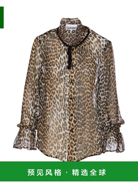 1h可退 香港直邮GANNI 女士大衣 W0570943 AW2025 花色