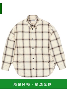香港直邮Acne Studios 纽扣衬衫式夹克 B90845格纹休闲