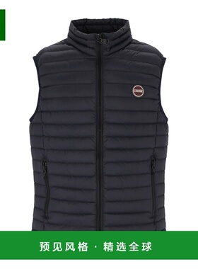 香港直邮COLMAR 男士夹克 1278P8VX68 AW2024 蓝色 拉链羽绒背心