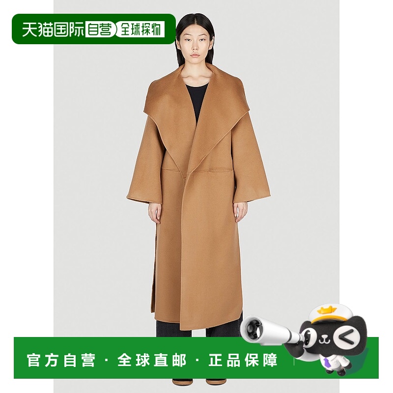 1h可退 香港直邮TOTÊME 女士 披肩大衣 211110717835 brown棕色