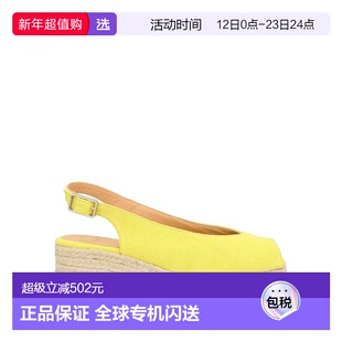 1h可退 香港直邮CastaÑer 女士 麻底鞋 yellow黄色 舒适时尚