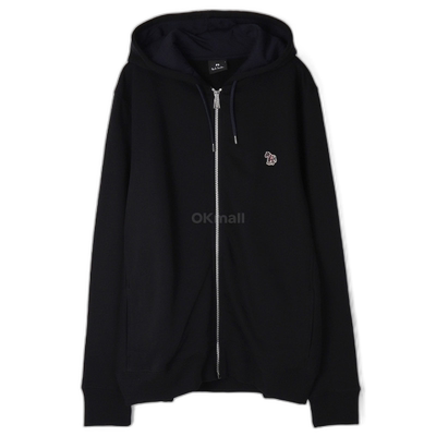 韩国直邮Paul Smith Men's REG FIT Zipper Hoodie with Zebra Pa