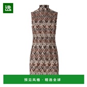 1h可退 金银锦缎蕾丝迷你连衣裙 女士 香港直邮MISSONI 米索尼