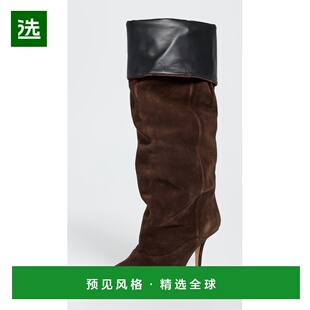 1h可退 香港直邮Paris Texas 女士 Ines Reverse Midcalf 75mm 靴