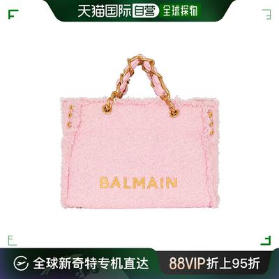 香港直邮Balmain 1945 Soft Cabas孔眼细节单肩包 CN2FF827TTWY