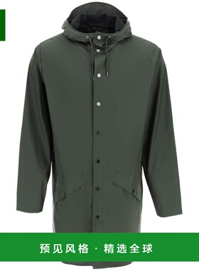 香港直邮RAINS 男士夹克 12020GRE AW2022 绿色 LONG RAIN JACKET