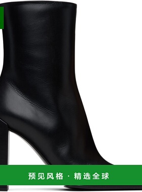 香港直邮alaia 女士 黑色 Soft Calf 90 中筒靴 AA3O2009I052