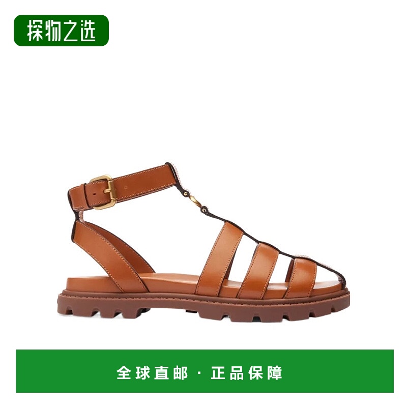 香港直邮Coach 雕塑C鱼夫凉鞋 CAR69蔻驰