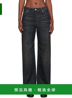 香港直邮Our Legacy 女士 海军蓝 Treble Cut 牛仔裤 W4255TC