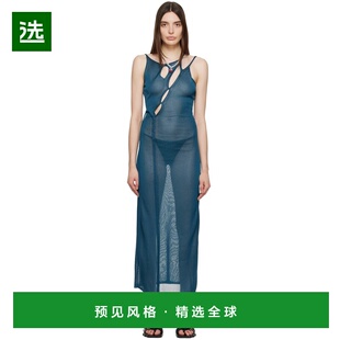 1h可退 香港直邮Ottolinger 女士 蓝色 Strappy 连衣裙 705002