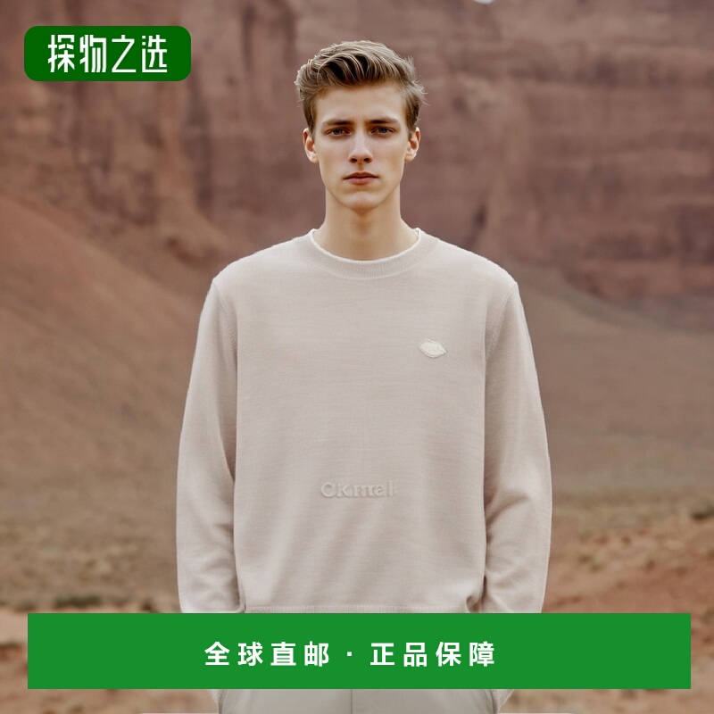 韩国直邮G/FORE MOTHER GOLFER 美利奴羊毛圆领毛衣 (G4LF23S600b