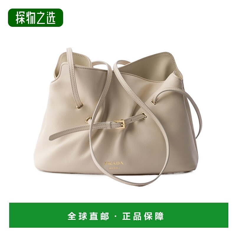 香港直邮Prada 字母单肩包手提包斜挎包水桶包 1BG5862DX8VOOO