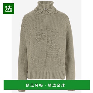 香港直邮Burberry 8096338 巴宝莉 毛线衫 green绿色 女士 1h可退