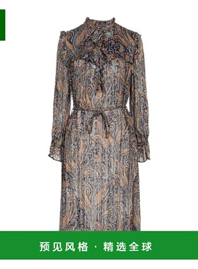 1h可退 香港直邮ANTIK BATIK 女士 中长连衣裙 blue蓝色 舒适时尚