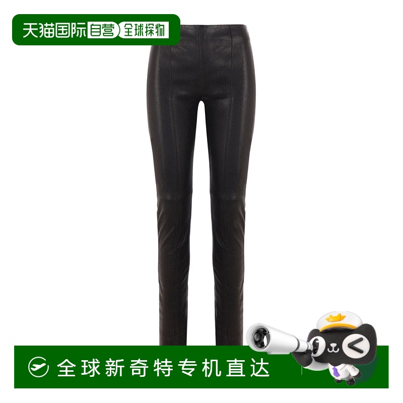 香港直邮Ann Demeulemeester 拼接皮裤 B001
