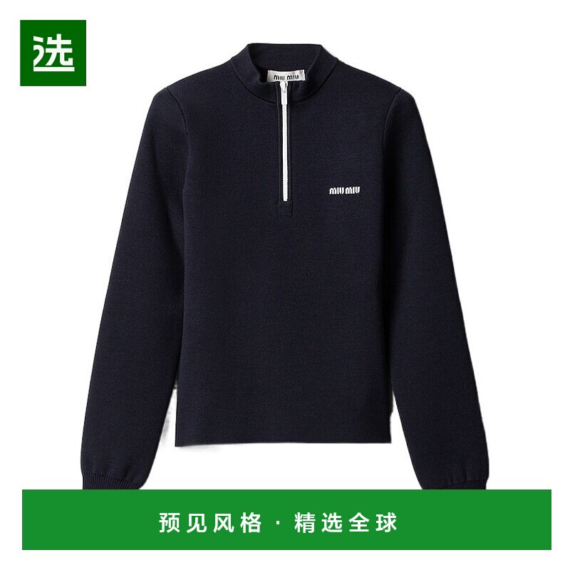 香港直邮Miu Miu 半拉链毛衣 MML01W18SPSOOO针织