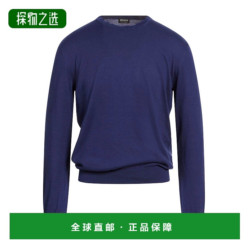 香港直邮zegna 杰尼亚 男士 毛衣 blue蓝色 舒适时尚