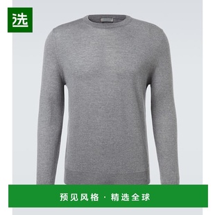 男士 康钠丽 羊毛毛衣 grey灰色 1h可退 舒适时尚 香港直邮Canali