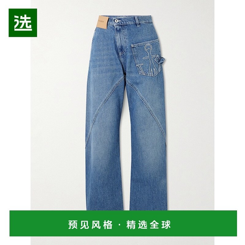 1h可退 香港直邮J.W. Anderson 女士 旋褶工装牛仔裤 DT0102PG173,女装/女士精品,牛仔裤,淘宝优惠券,粉丝福利购,淘宝优惠卷