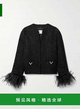 香港直邮Valentino 华伦天奴 女士 logo标识休闲夹克 4B3CE2718C8