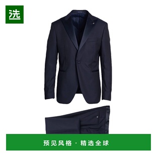 1h可退 香港直邮Tagliatore 男士 西服 blue蓝色 舒适时尚