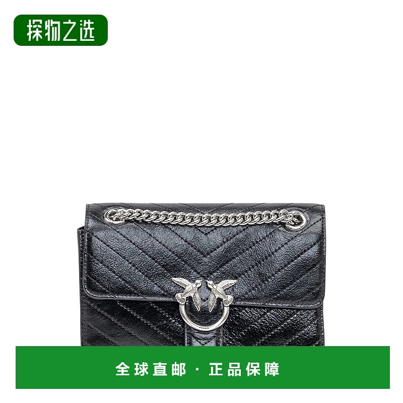 香港直邮Pinko 品高 女士 Love Birds 絎縫肩背包 106173A2JC