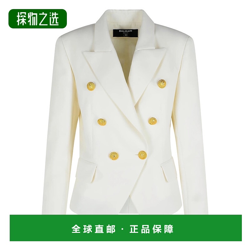 1h可退 香港直邮Balmain 巴尔曼 女士 Balzer 西装 FF1SI505WC09