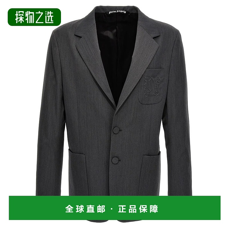 1h可退 欧洲直邮PALM ANGELS 男士夹克PMEN044R24FAB00105050505