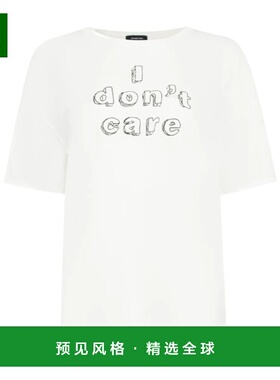 1h可退 香港直邮R13 女士T恤 R13WK141137BX SS2026 白色 印花 T